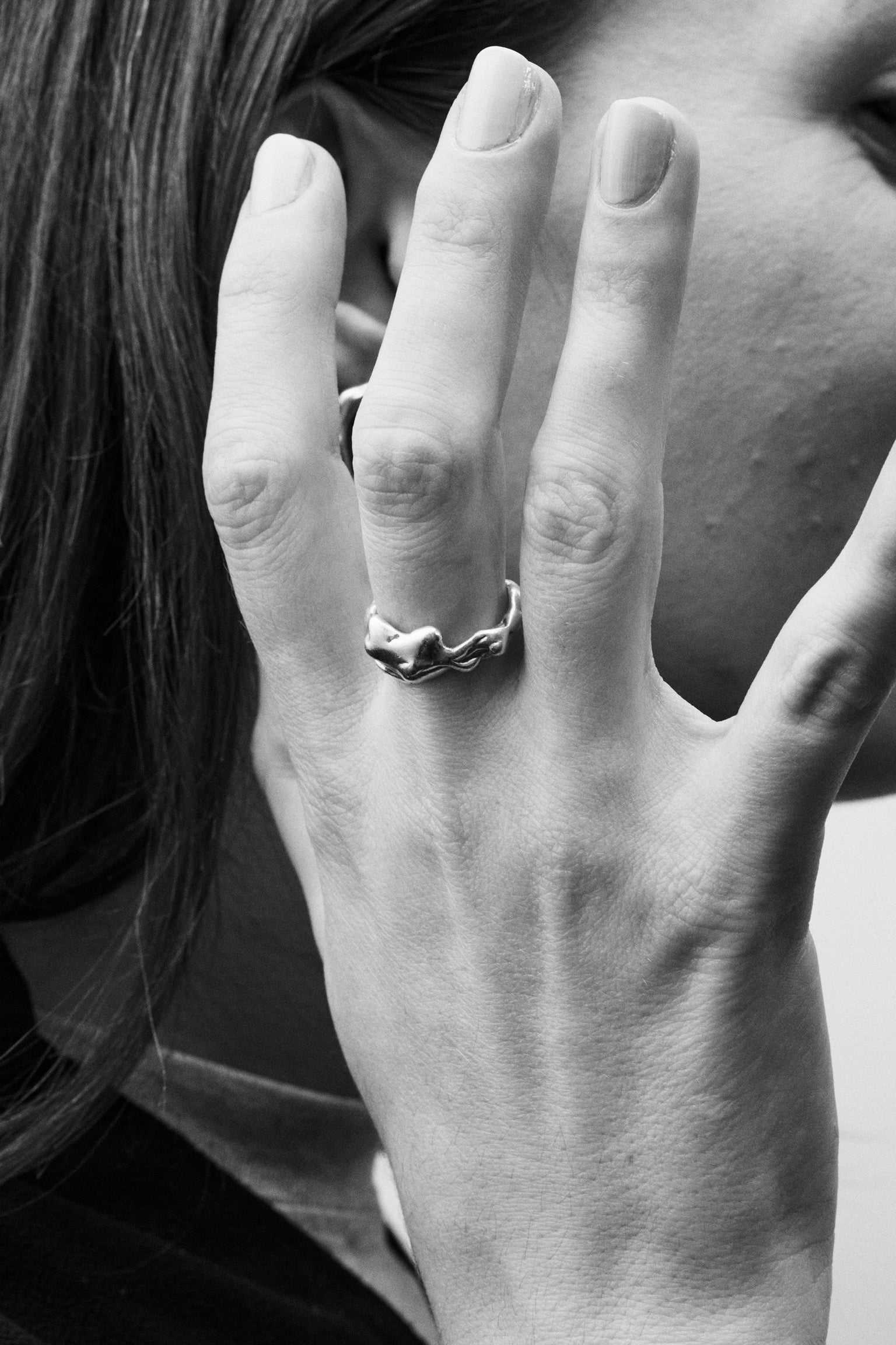 CAPRIOUS RING (NHS XRAY SILVER) – Nowhere Soon Studio